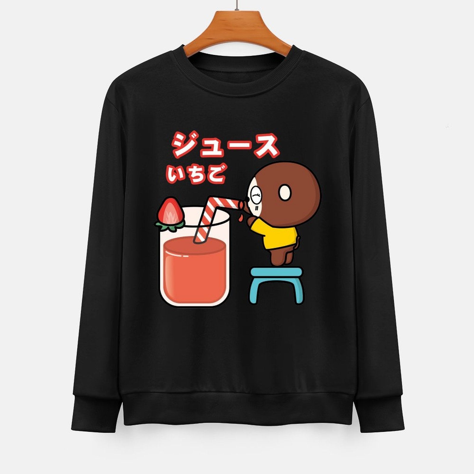 Front Patterned Long Sleeve TopClassicStyle Standard